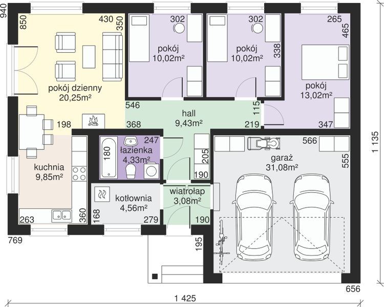 Parter projektu Dom przy Przyjemnej 4