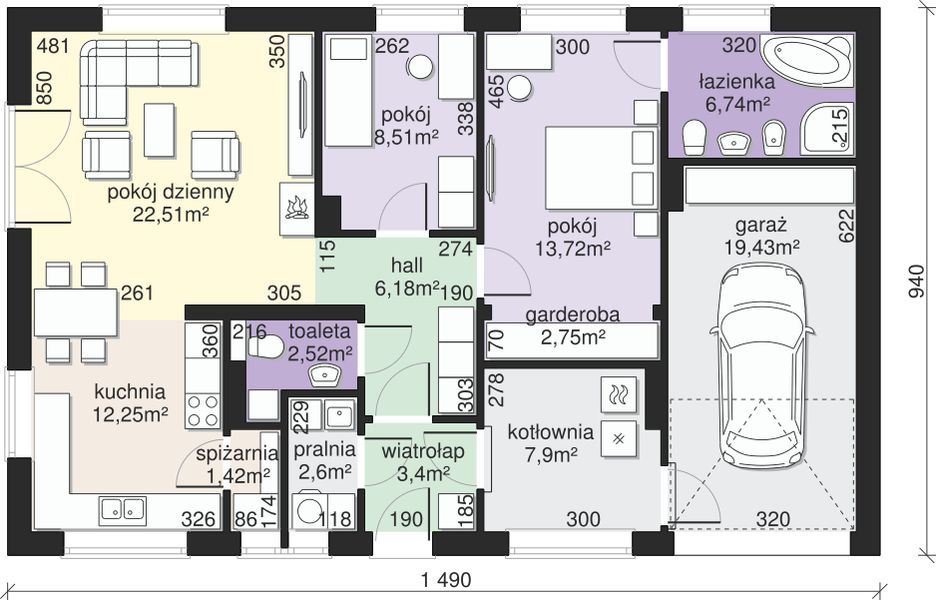 Parter projektu Dom przy Przyjemnej 9
