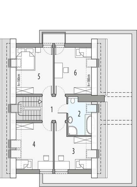 Poddasze projektu Alamo a