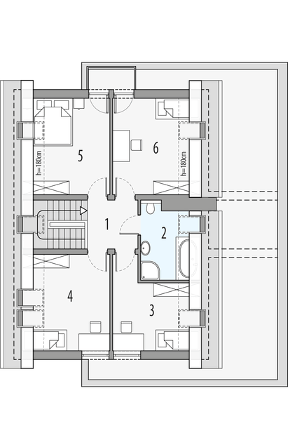 Poddasze projektu Alamo b