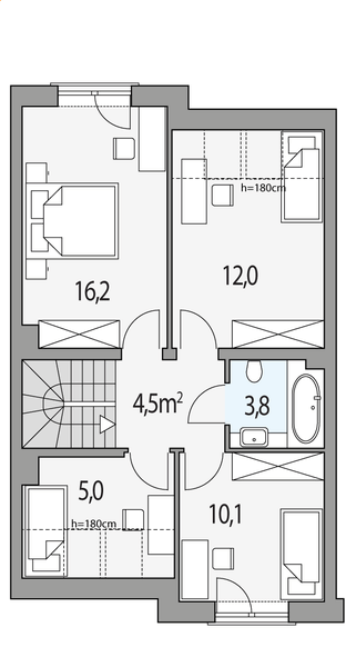 Poddasze projektu Emil - segment s
