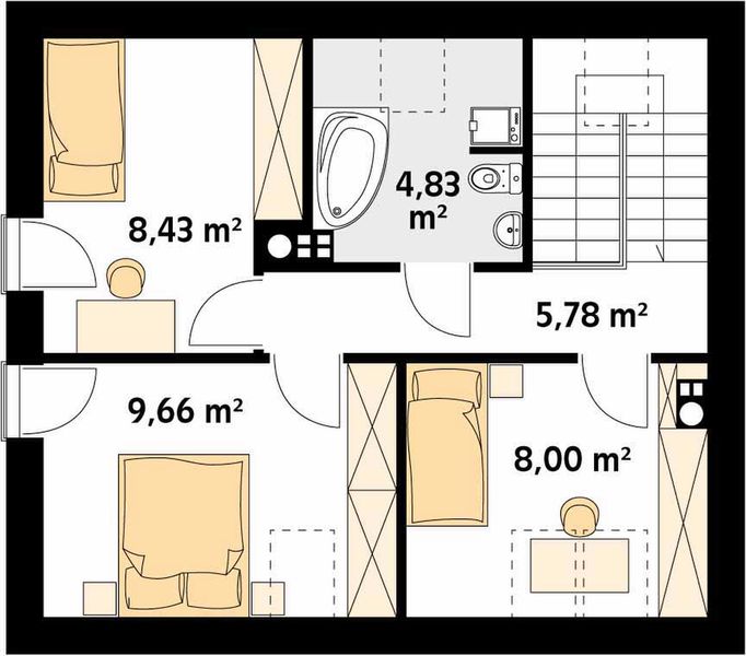 Poddasze projektu Jagoda