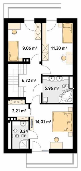 Poddasze projektu Amelia MC