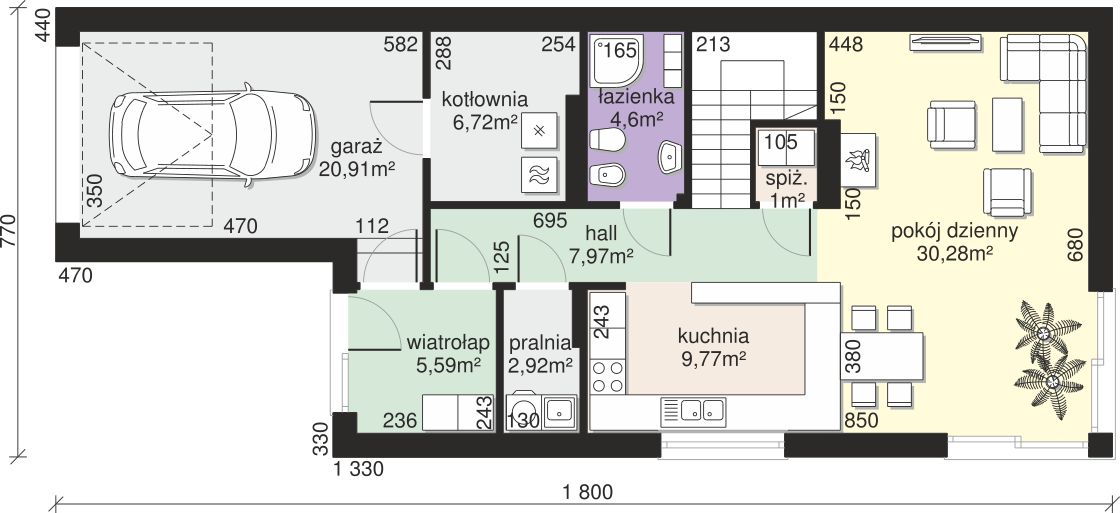 Parter projektu Dom przy Kolorowej