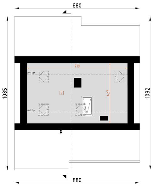 Poddasze projektu D142