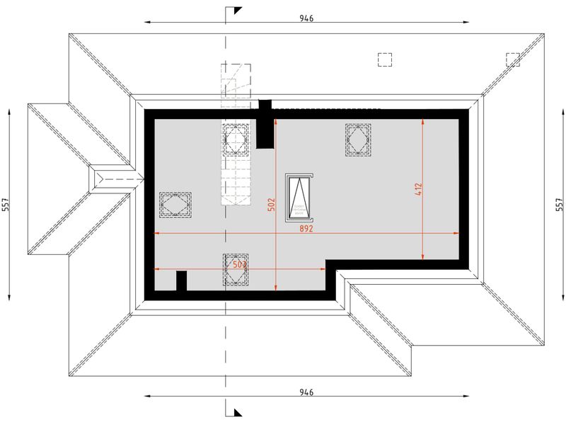 Poddasze projektu D144A
