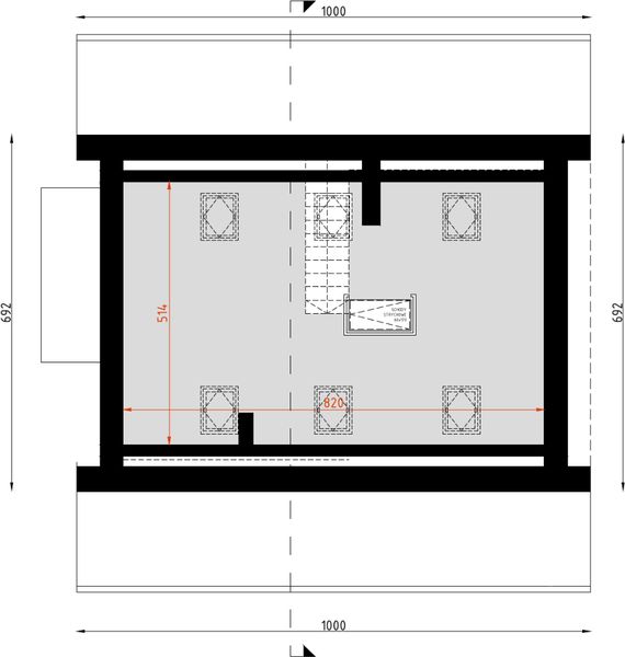 Poddasze projektu D144B