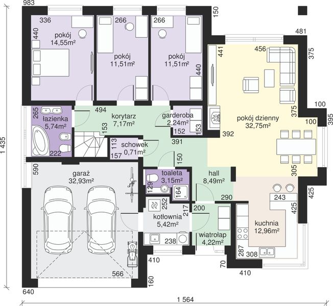 Parter projektu Dom przy Pastelowej 2