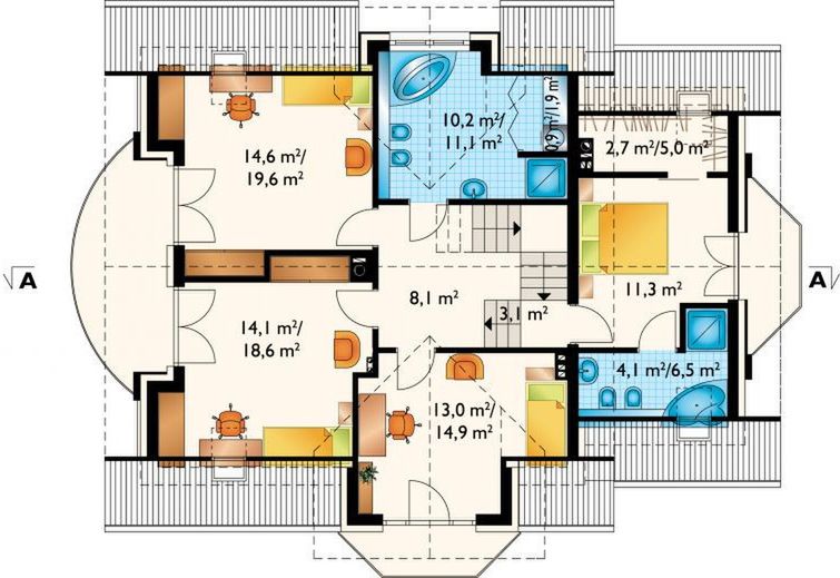 Poddasze projektu Heliodor As G1 (1403)