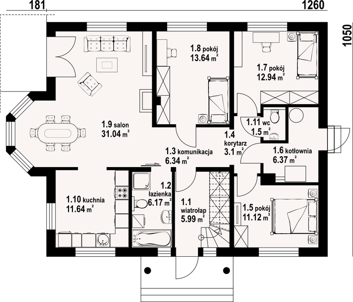 Parter projektu Zadębie średnie 3a