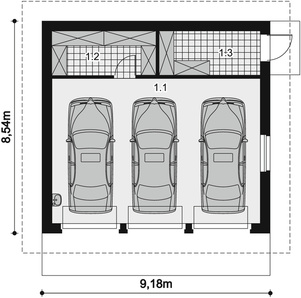 Parter projektu Garaż ARP04