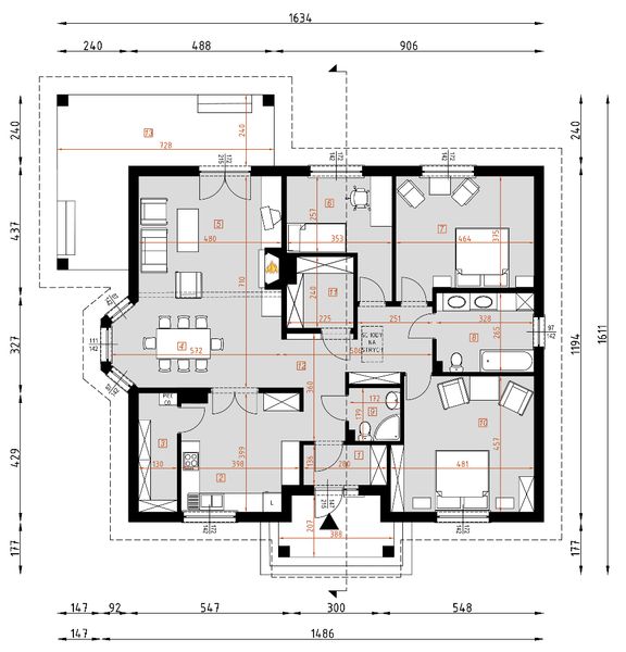 Parter projektu D172 - Zbigniew wersja szkieletowa