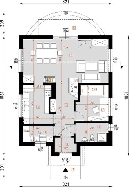 Parter projektu D64 - Tomasz wersja drewniana