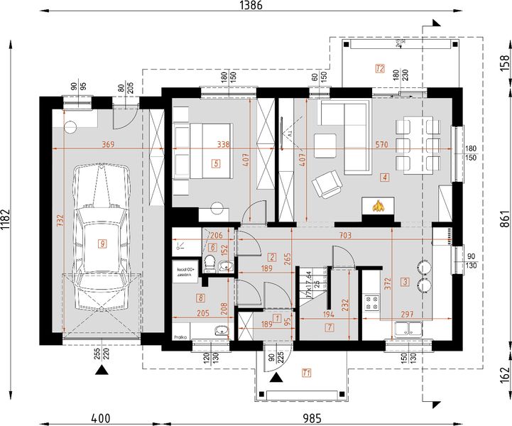 Parter projektu D101 - Tobiasz wersja drewniana