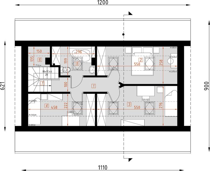 Poddasze projektu D143A