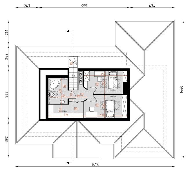 Poddasze projektu D158
