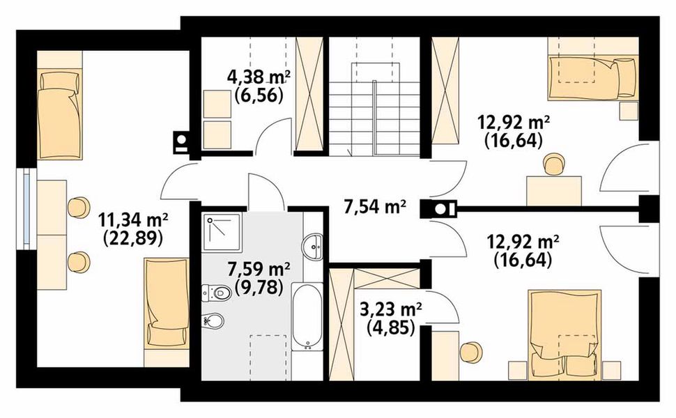 Poddasze projektu Azuryt 3