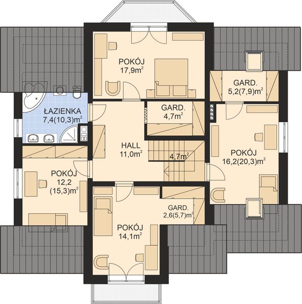 Poddasze projektu APS 117