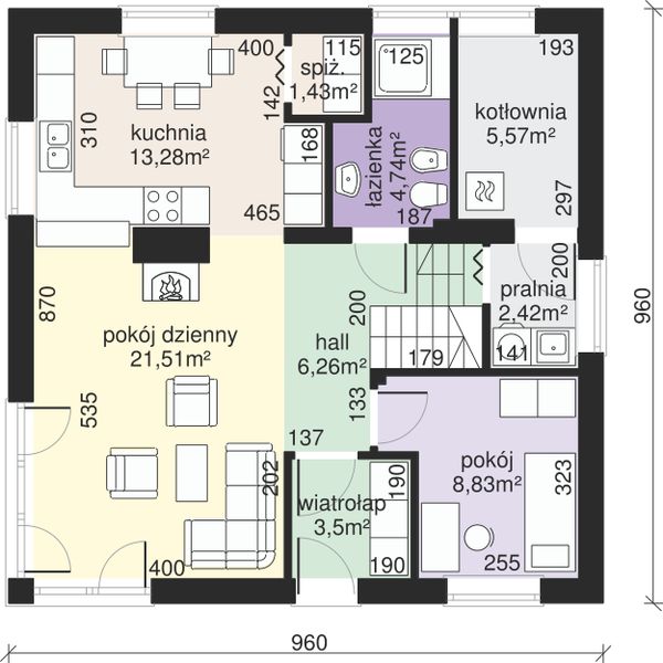 Parter projektu Dom przy Wiosennej 5