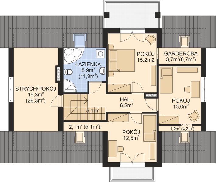 Poddasze projektu APS 233