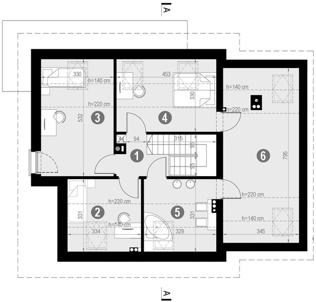 Poddasze projektu HomeKoncept 23