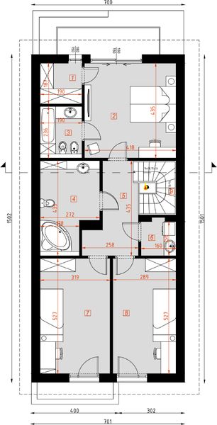 Poddasze projektu D102C