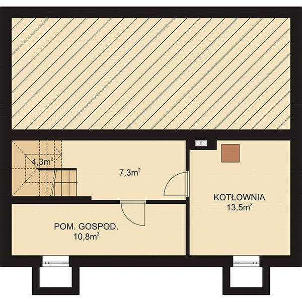 Piwnica projektu APS 203