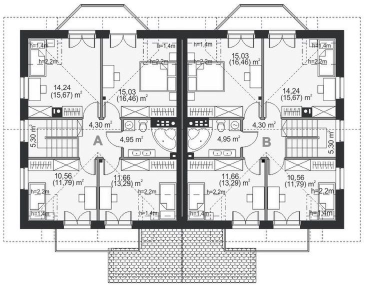 Poddasze projektu Trivento Termo