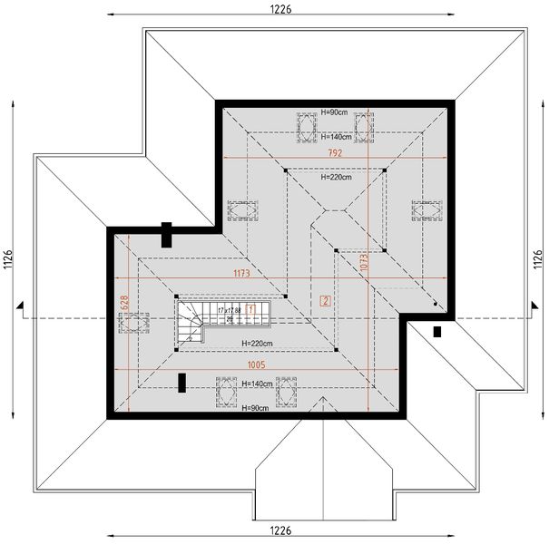 Poddasze projektu D205