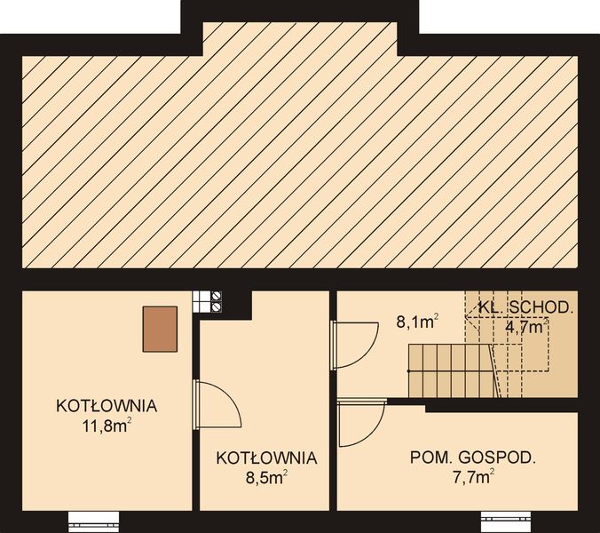Piwnica projektu APS 206