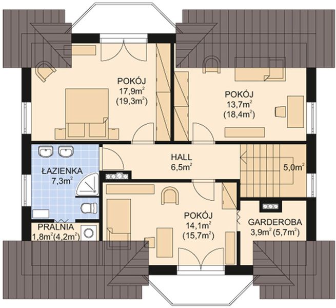 Poddasze projektu APS 256