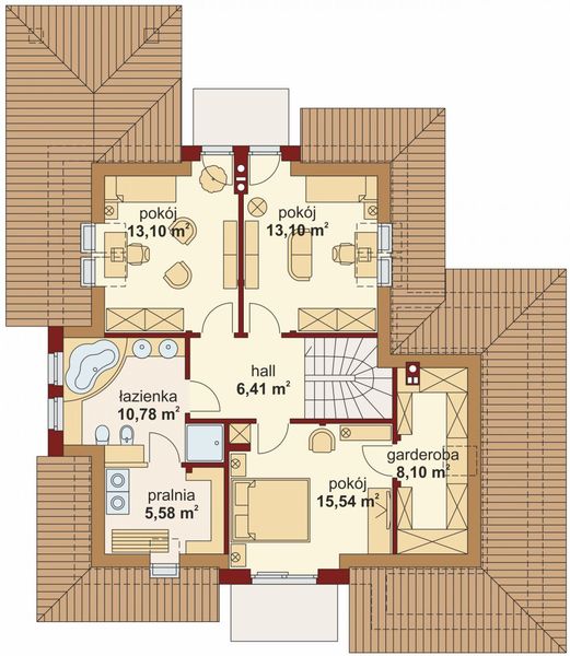 Poddasze projektu Celina