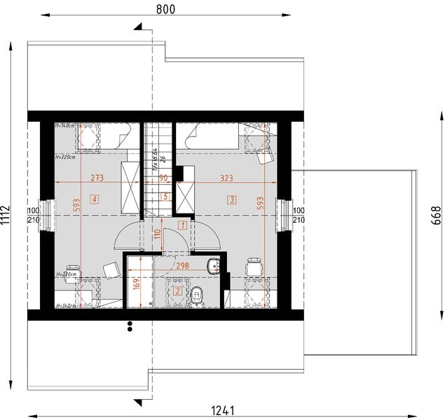 Poddasze projektu D142A