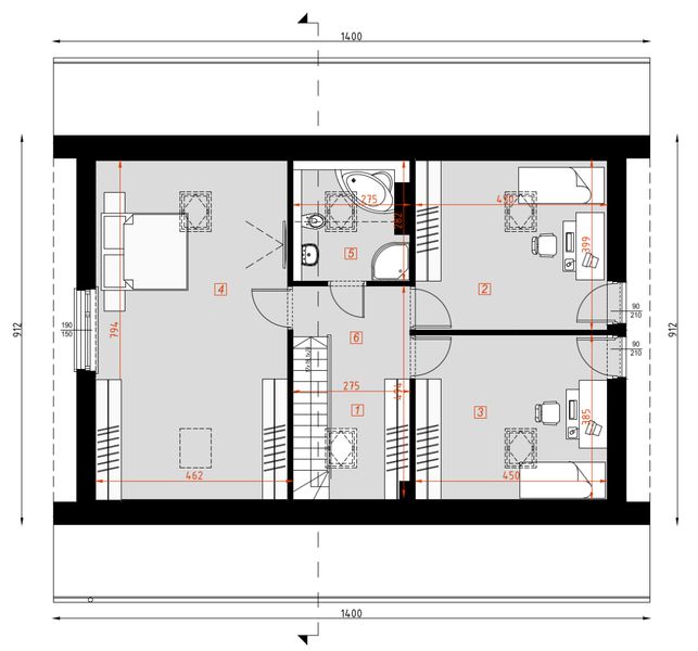 Poddasze projektu D214