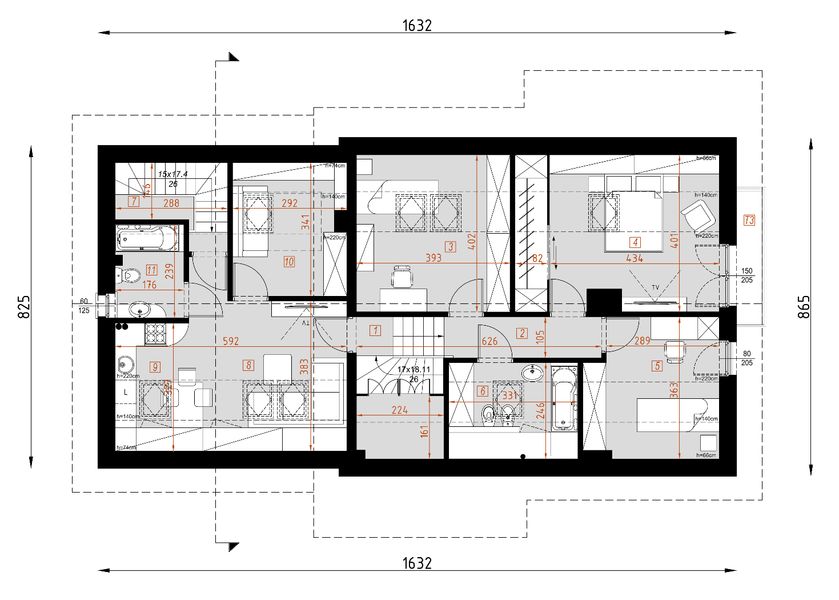 Poddasze projektu D186A
