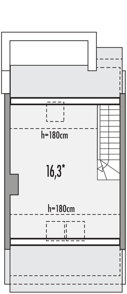 Poddasze projektu Kaja S
