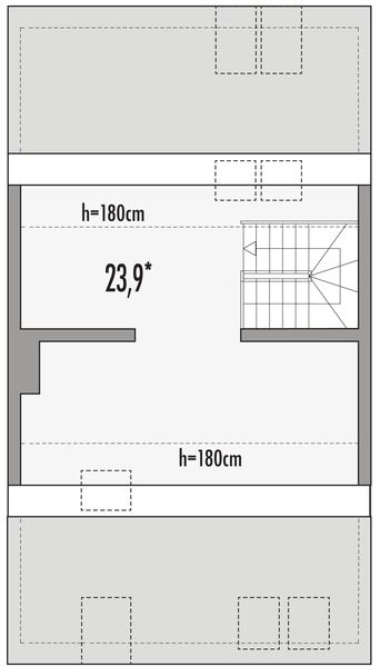 Poddasze projektu Alfa - segment s