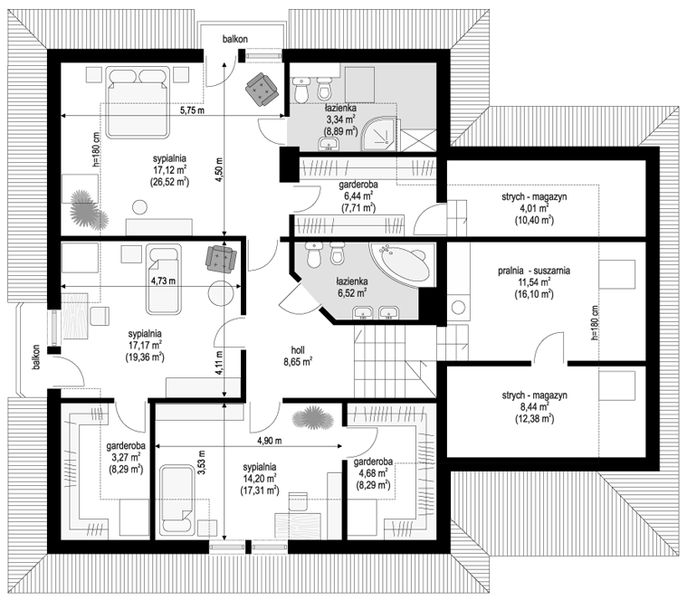 Poddasze projektu Agnieszka