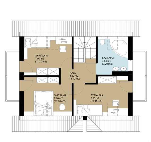Poddasze projektu HG-E1