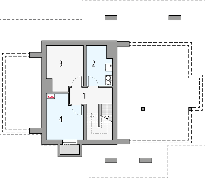 Piwnica projektu Aston 2ap
