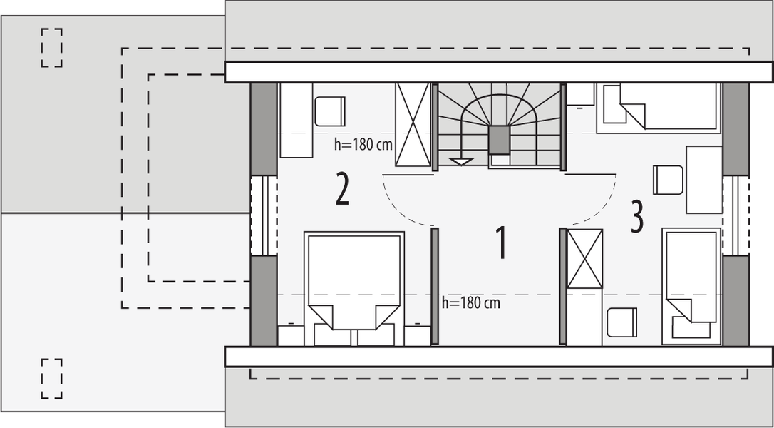 Poddasze projektu Jacek a