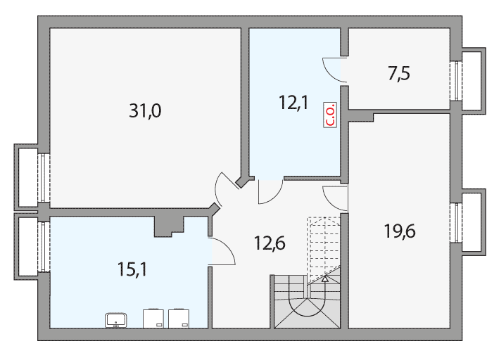 Piwnica projektu Tymek AP garaż