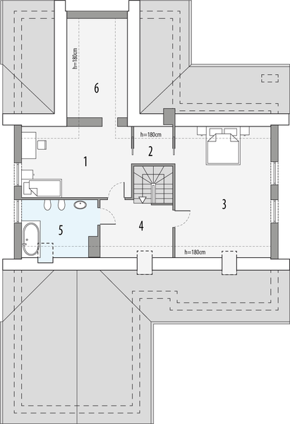 Poddasze projektu Ambrozja 2d