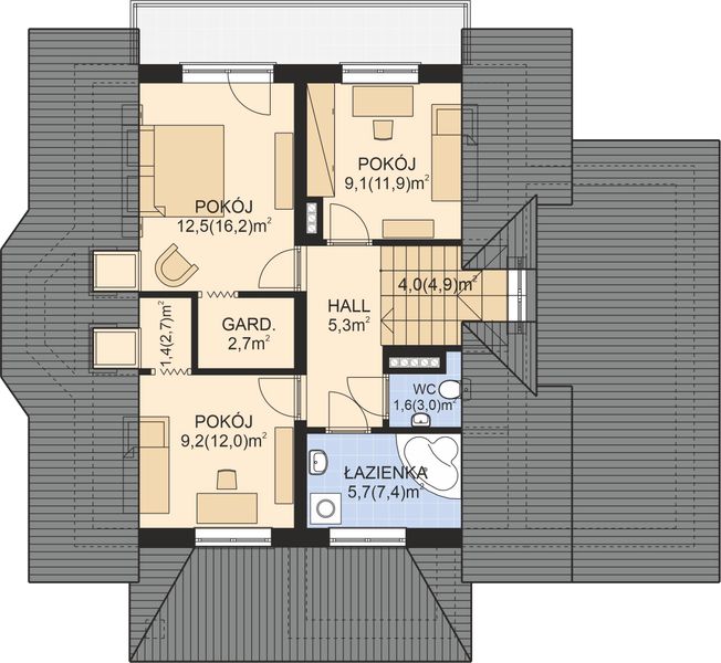 Poddasze projektu APS 126