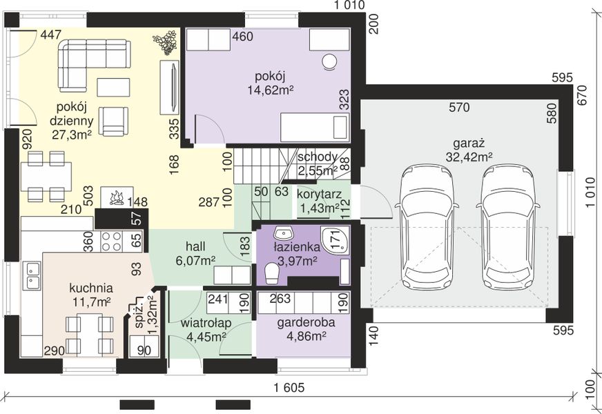 Parter projektu Dom przy Cyprysowej 32