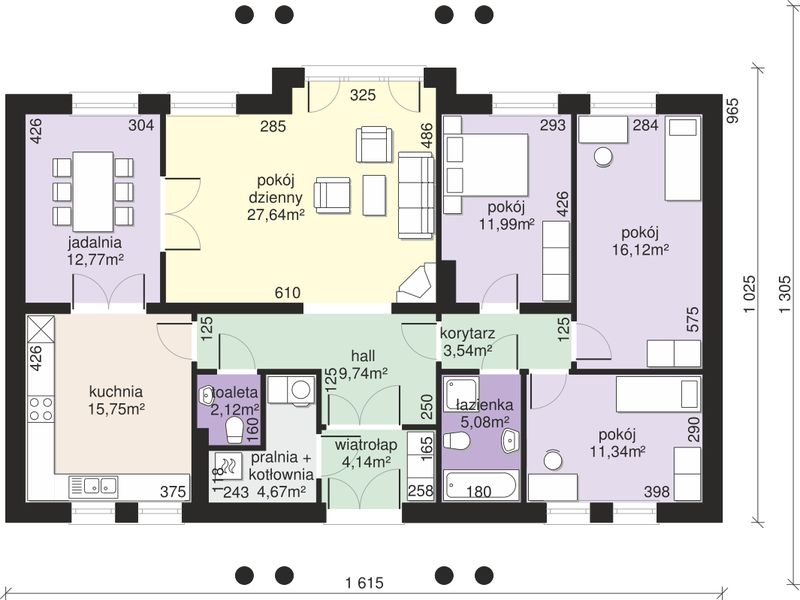 Parter projektu Dom przy Jesionowej