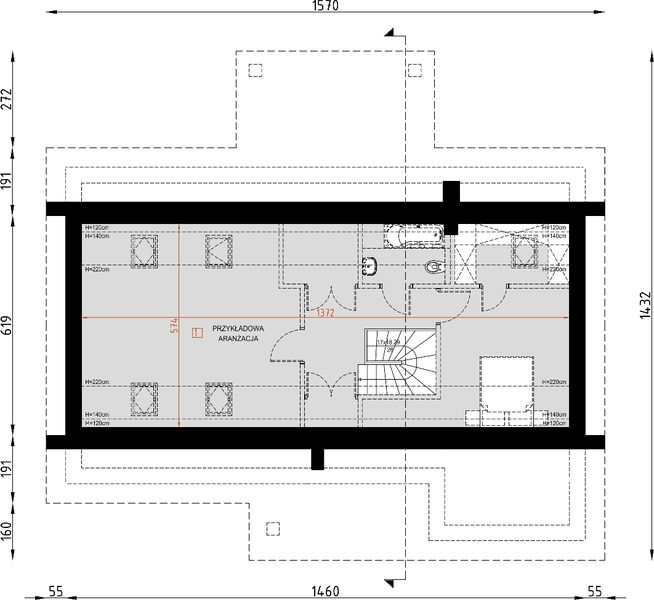 Poddasze projektu D147