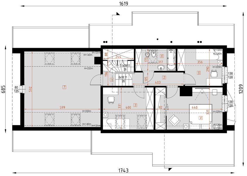 Poddasze projektu D213