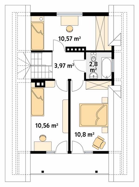 Poddasze projektu Takt 4