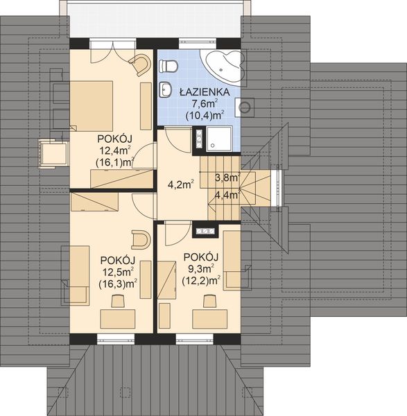 Poddasze projektu APS 227